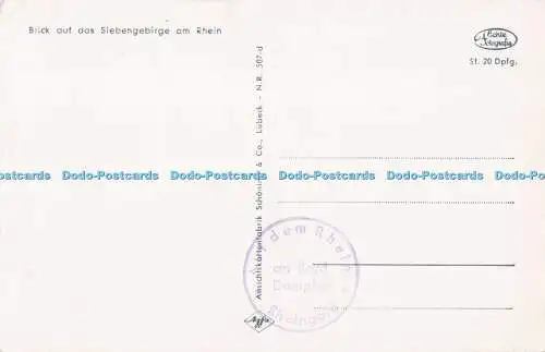 R703474 Blick auf das Siebengebirge am Rhein. Schoning und Co. RP