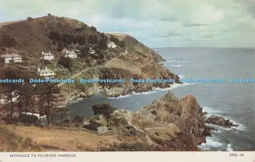 R704965 Einfahrt zum Hafen von Polperro. Jarrold. RP