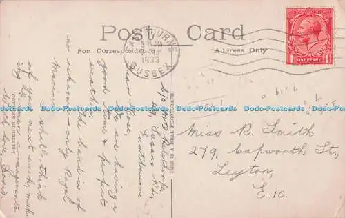 R698930 Beachy Head und Leuchtturm aus dem Westen. RP. 1933