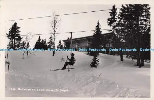 R703493 Restaurant de la Barillette sur St. Cergue. Stoop Territet. 1959