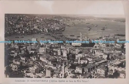 R701358 Panorama de Constantinople. Apollon en Face du Pera Palace