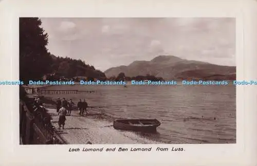 R703512 Loch Lomond und Ben Lomond von Luss. RP