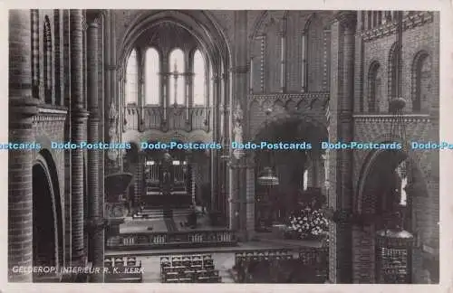 R703520 Gelderop. Interieur R. K. Kerk. Fa. Van Sommen. Jos Pe. RP