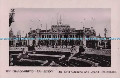 R698972 The Franco British Exhibition. The Elite Gardens und Grand Restaurant. D