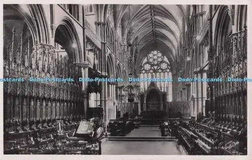 R698973 Lincoln Cathedral. Der Chor. Walter Scott. RP