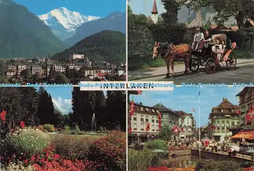 R705034 Interlaken. Die Stadt. E. Gyger. Multi View