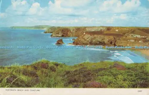 R705066 Portreath Beach and Coastline. Jarrold. RP