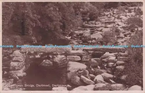 R699029 Dartmoor. Dartmeet. Zyklopenbrücke. J. Salmon. RP