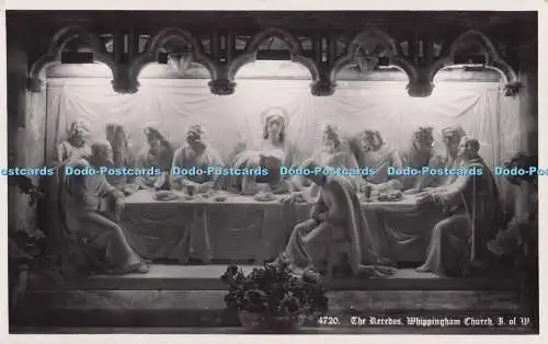 R699030 I. von W. Whippingham Church. Die Reredos. Nahe. Echtfoto Postkarte