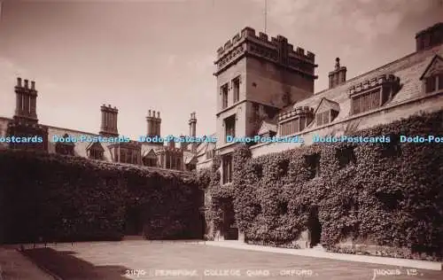 R701459 Oxford. Pembroke. College Quad. Judges Ltd. 21170