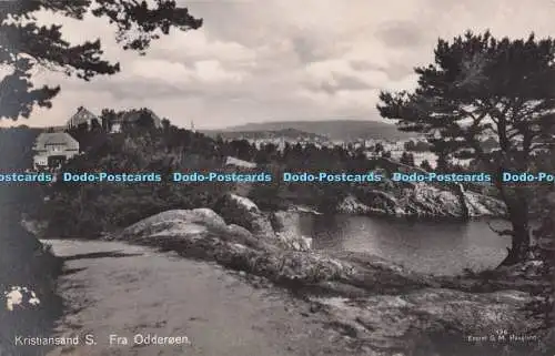 R703627 Kristiansand S. Fra Odderoen. G. M. Haugland