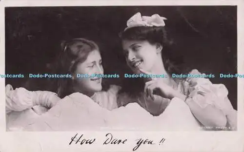 R701495 Sisters Dare. Drehfoto. Postkarte. 1907