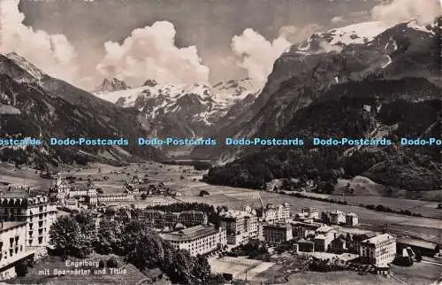 R703646 Engelberg. Mit Spannorter und Titlis. Franz Hess. Fotoglob. Wehrli. Vou