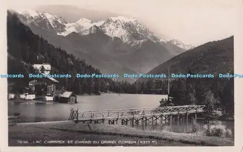 R701540 Lac Champex et Chaine du Grand Combin. Phototypie Co. 1930