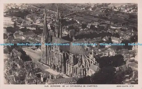 R701543 Vue Aerienne de la Cathedrale de Chartres. Aero Photo