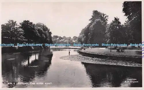 R701567 Kendal. The River Kent. A. F. Sergeant