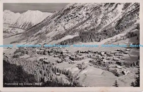 R699154 Pontresina Mit Crasta. Mora. Flury. 1938