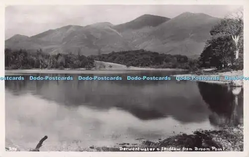 R703728 Derwentwater und Skiddaw von Broom Point. G. P. Abraham. 1960