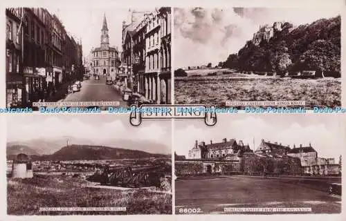 R701593 Stirling. King Street und Old Corn Exchange. Stirling Castle von King K