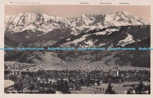 R701631 Garmisch mit Dreitorspitze. Hans Huber