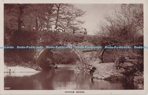 R703821 Denham Bridge. W. B. P. Postkarte