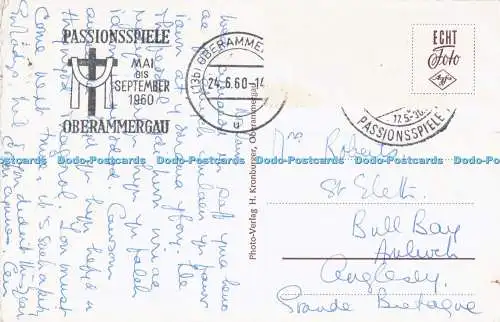 R701680 Oberammergau. Insgesamt. H. Kronburger. 1960