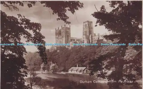 R701681 Durham Cathedral von den Banks. Valentinstag. RP