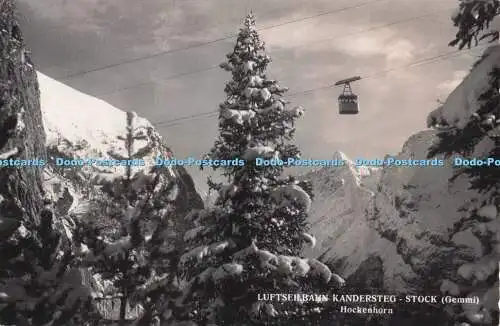 R699300 Luftseilbahn Kandersteg. Lagerbestand. Gemmi. Hockenhorn. Arthur Bauer