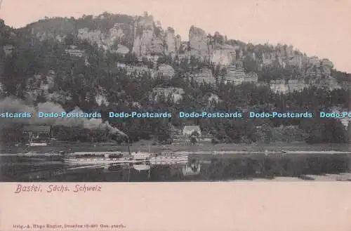 R705339 Bastei. Sachs. Schweiz. A. Hugo Engler