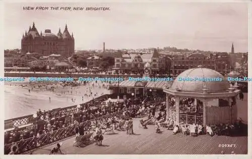 R699322 New Brighton. Blick vom Pier. Valentinstag. RP. 1942