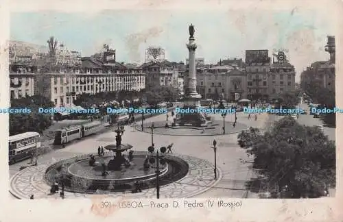 R701758 Lissabon. Praca D. Pedro IV. Rossio. Dulia. 1961