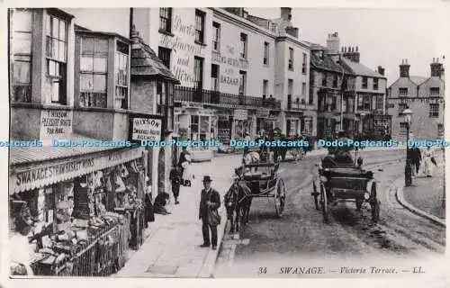 R705369 Swanage. Victoria Terrasse. LL. repro