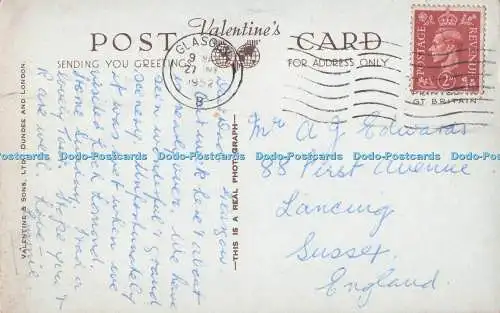 R701760 Loch Lomond und Ben Lomond. Valentine and Sons Ltd. RP. 1952