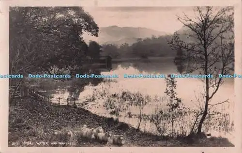 R703919 Rydal Water und Wansfell. Postkarte