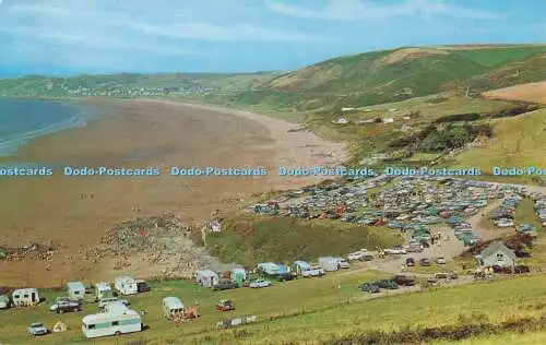 R705405 Woolacombe. Putsborough Sands. Postkarte