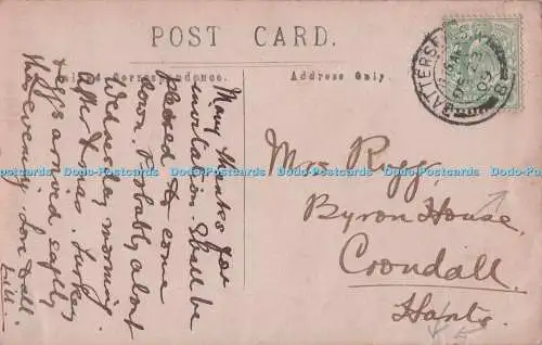 R699429 Lee Abbey. 1909. Postkarte