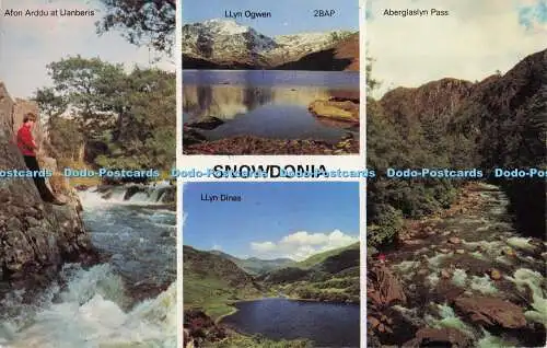 R705471 Snowdonia. Llyn Dinas. Harvey Barton. Multi View