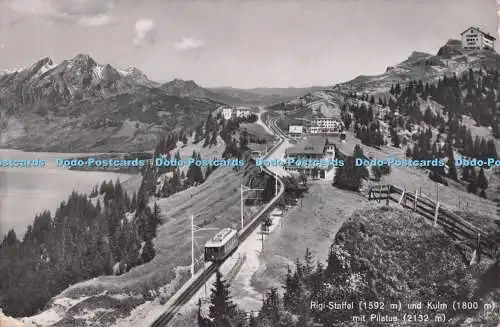 R699457 Rigi Staffel Und Kulm Mit Pilatus. Fotoglob. Wehrli. Vouga