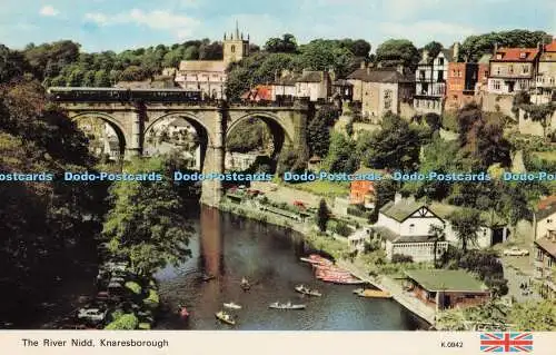 R705519 Knaresborough. The River Nidd. E. T. W. Dennis