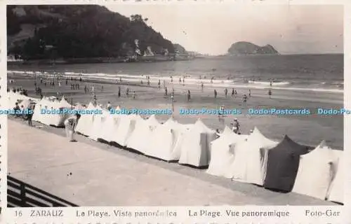 R701920 Zarauz. La Plage. Vue Panoramique. Gar