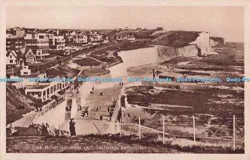 R704087 Brighton. Meerfront mit Blick nach Osten. Saltdean. A. W. W. Wardell