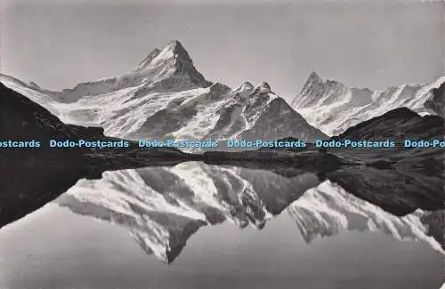 R699525 Bachalpsee Mit Schreckhorn. Finsteraarhorn. Ernst Schudel. Haus