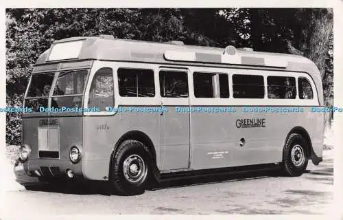 R699536 Bus. Grüne Linie. Postkarte