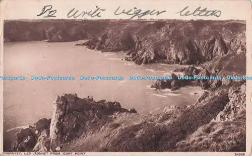 R704104 Guernsey. Les Jaonnet von Icart Point. Photochrom. 1947