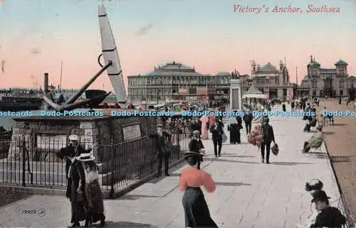 R704111 Southsea. Victory Anker. Valentinstag. 1909