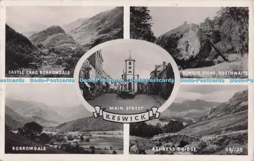 R699551 Keswick. Borrowdale. Chadwick Studio. RP. 1954. Multi View