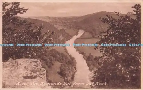 R704123 River Wye. Symonds Yat von Yat Rock. F. Frith. Nr. 67655