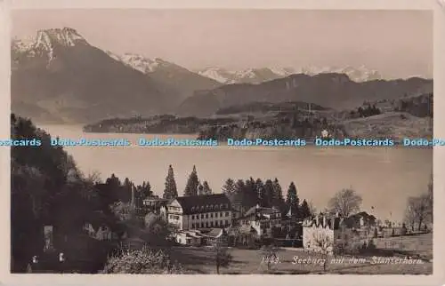 R702024 Seeburg mit dem Stanserhorn. E. Goetz. 1930