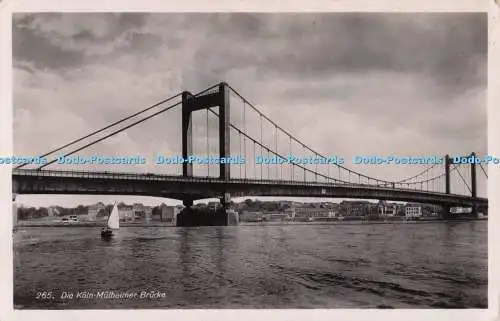 R702074 Die Köln. Mulheimer Brücke. Hoursch und Bechstedt. 1938