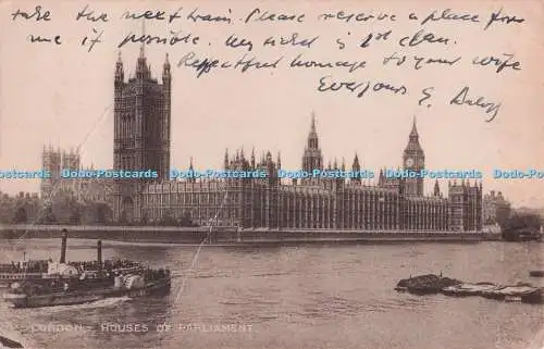 R704242 London. Houses Of Parliament. Serie C. F. Castles Lesco. 1939